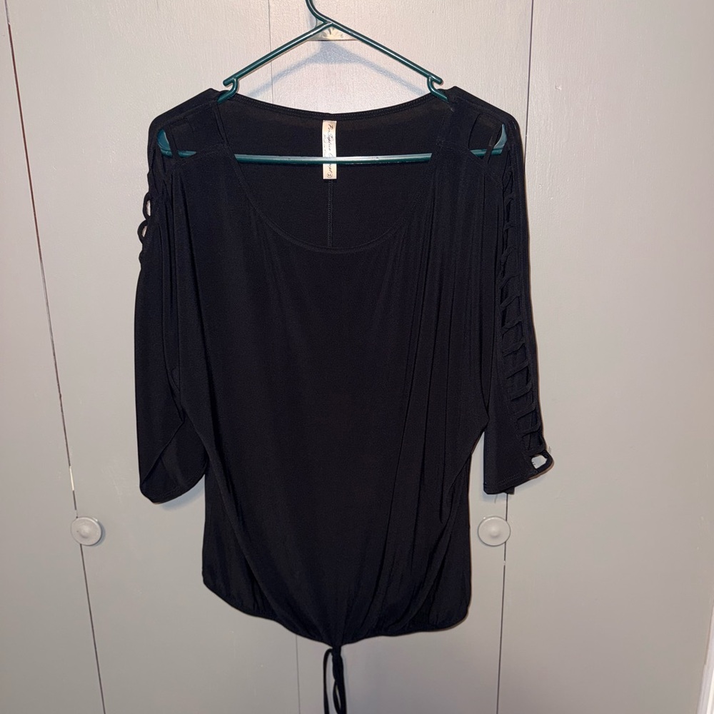 Elegant Black Women's Top